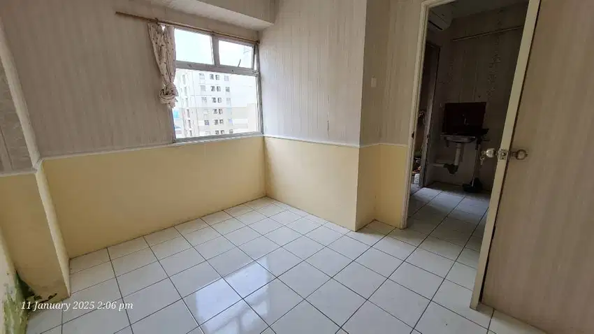 DIJUAL Apartemen Kalibata, Tower BORNEO 2 Kamar Kosongan Sertifikat