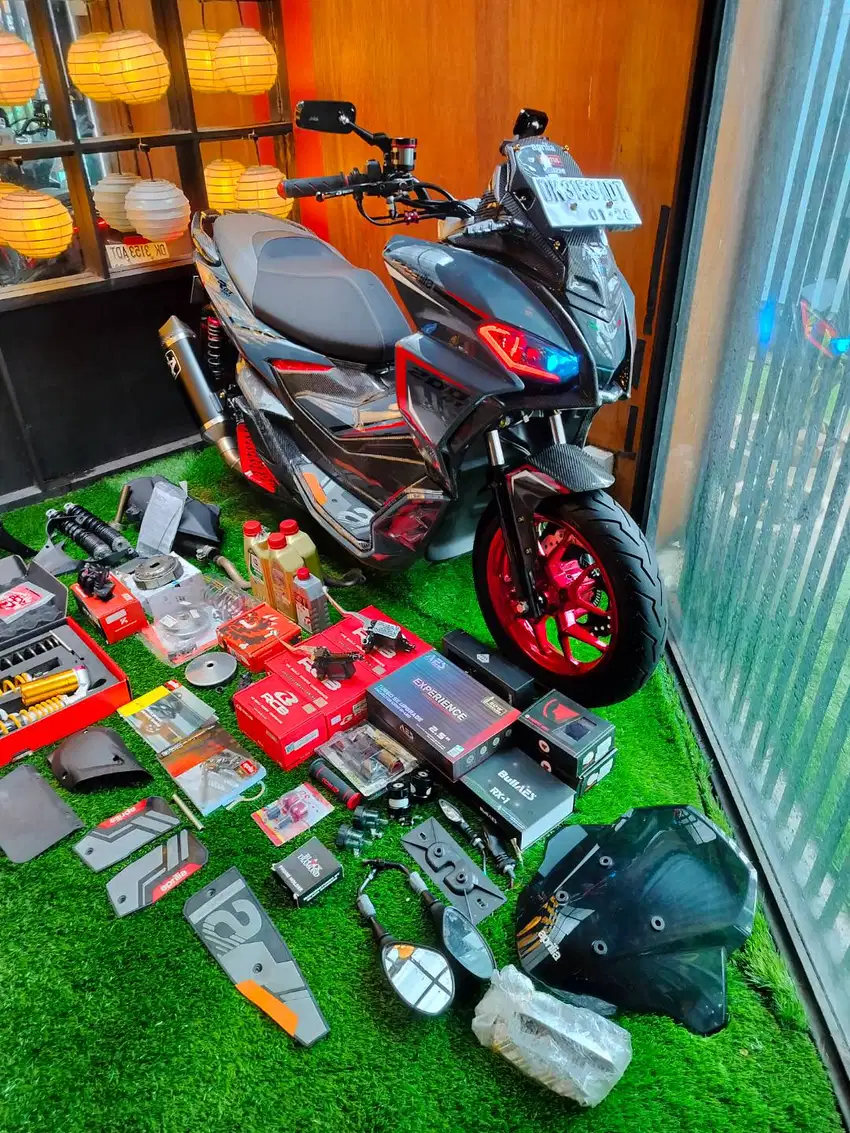 Aprilia SR-GT 200 Full Modifikasi Hedon bkn Aerox Xmax Nmax