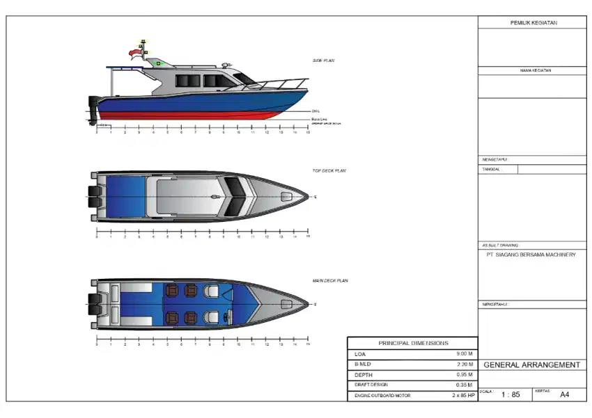 Speed Boat Air Fiberglass