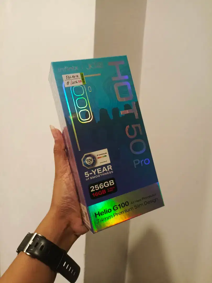 Infinix Hot 50 Pro 8GB+8GB/256GB Termurah New Segel