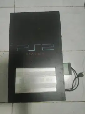 PS 2 Playstation Siap Pakai min Stik & Memory Car- +/- 50 gem&harddis