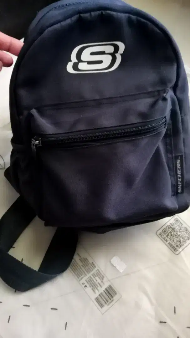 Tas ransel mini wanita navy ORI Skechers