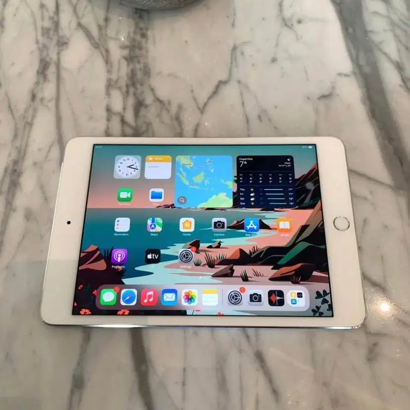 Apple Ipad Mini 4 Wifi Cellular Mulus Silver