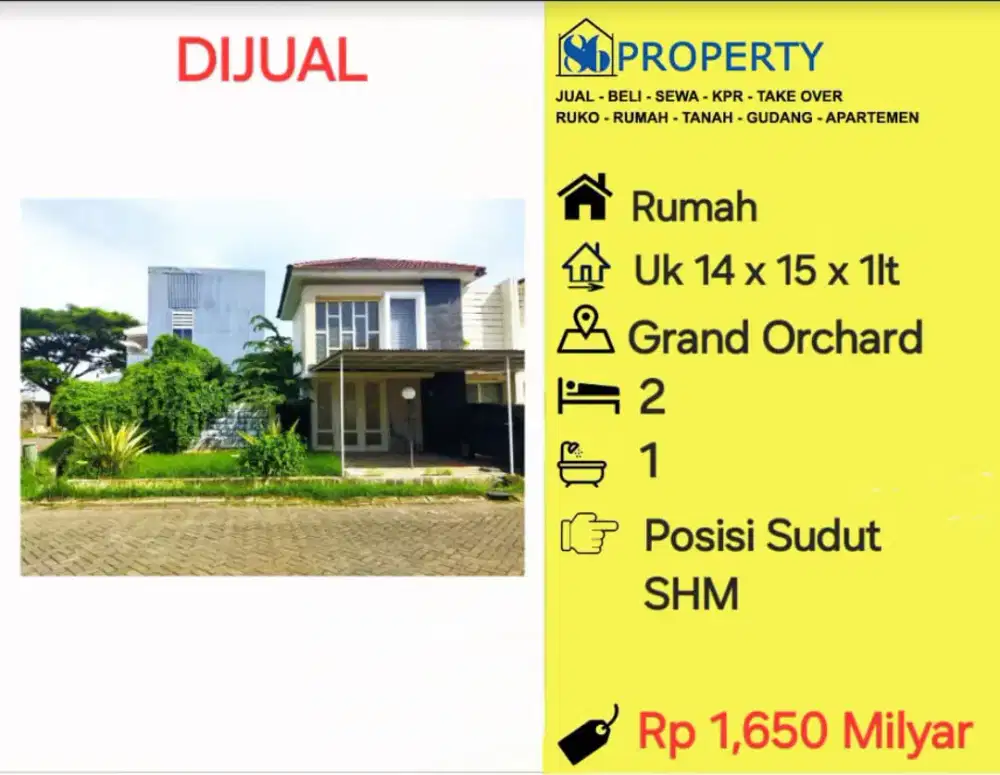 Di Jual Rumah Luas