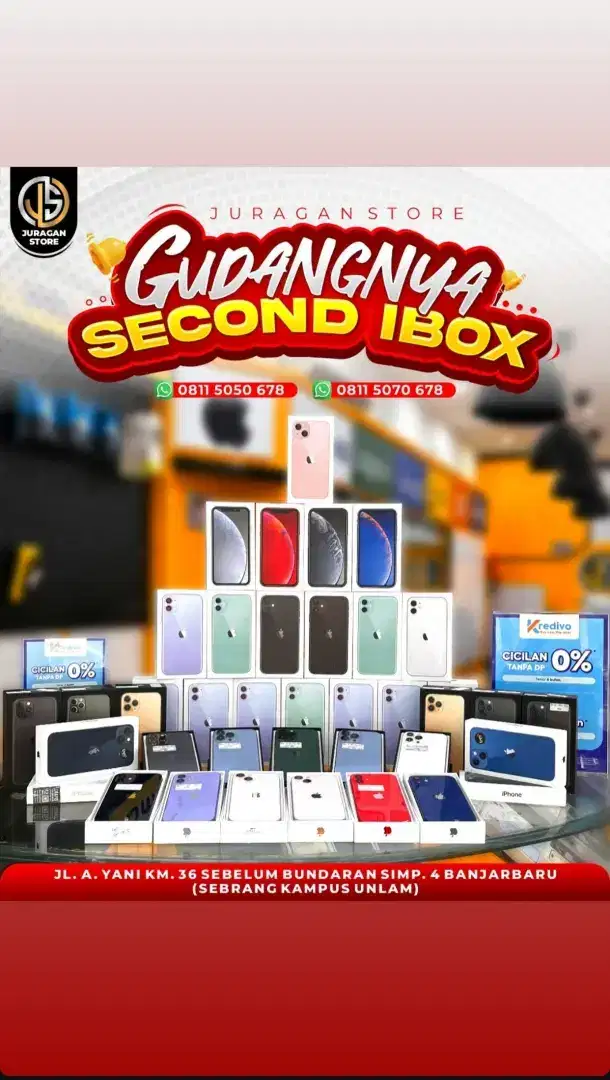 HP IPHONE NEW/SECOND BISA JUGA KREDIT