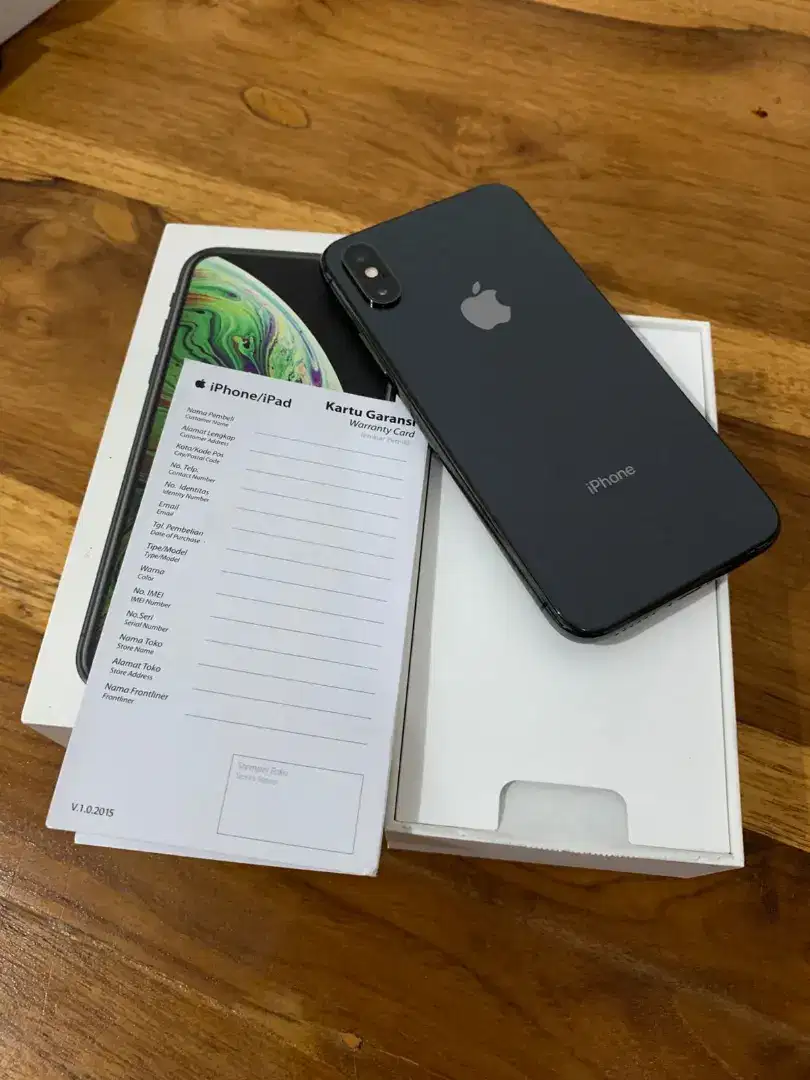 Iphone XS 64 GREY IBOX MULUS FULLSET ORI BERGARANSI SINYAL PERMANENT