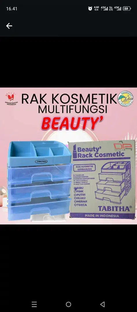 RAK KOSMETIK MULTIFUNGSI