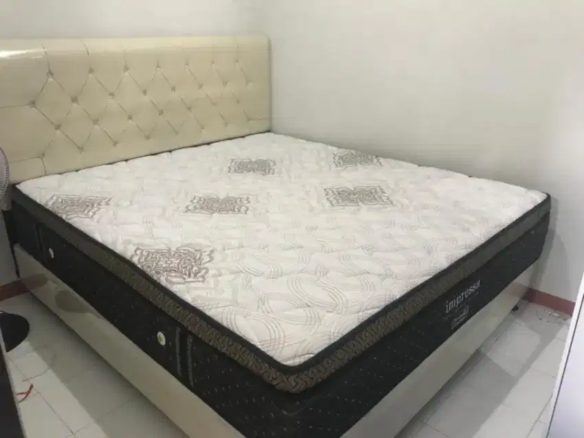 SPRINGBED FULLSET KASUR DAN DIPAN ELITE SPRINGBED SERENITY