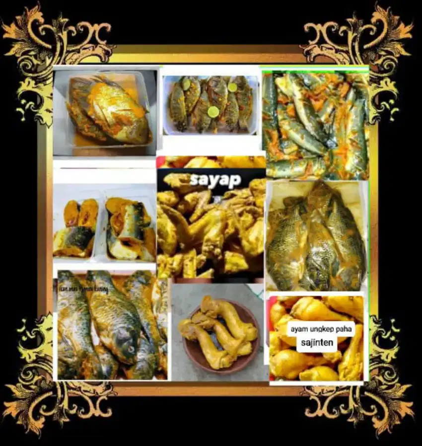 Ikan nila prozzen 
bumbu kuning 
500 gr rp 28 000