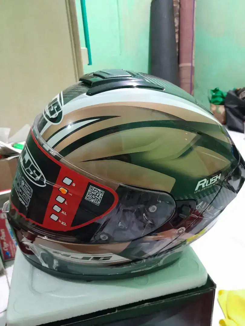 Di jual Helm NJS ZX1 rush gold