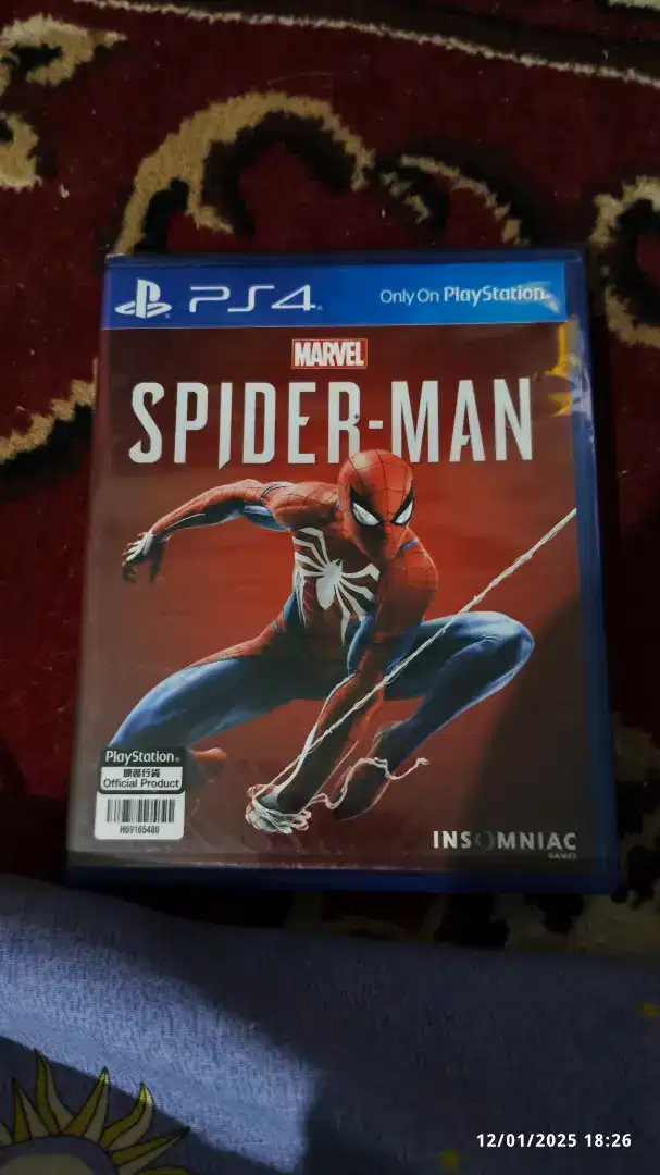 Kaset ps4 Spiderman