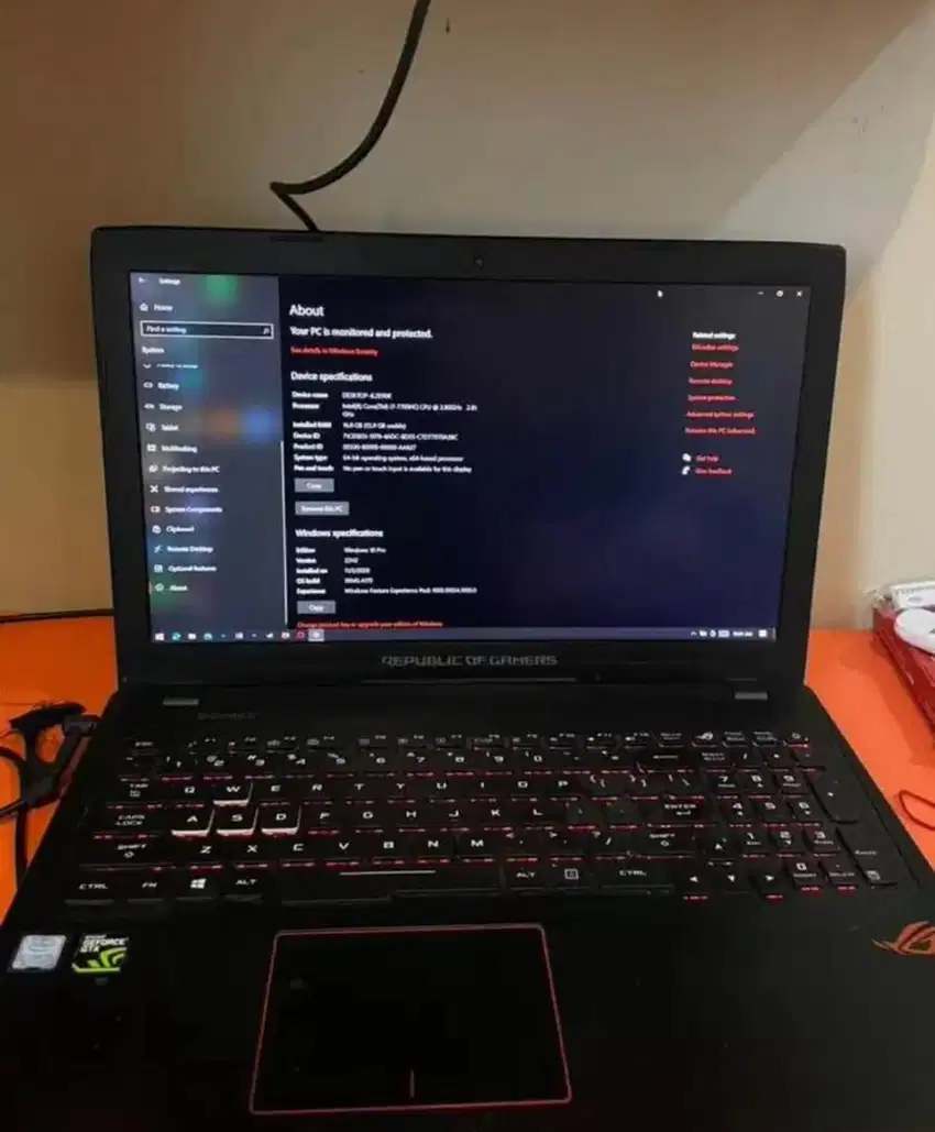 Laptop gaming ROG Strix