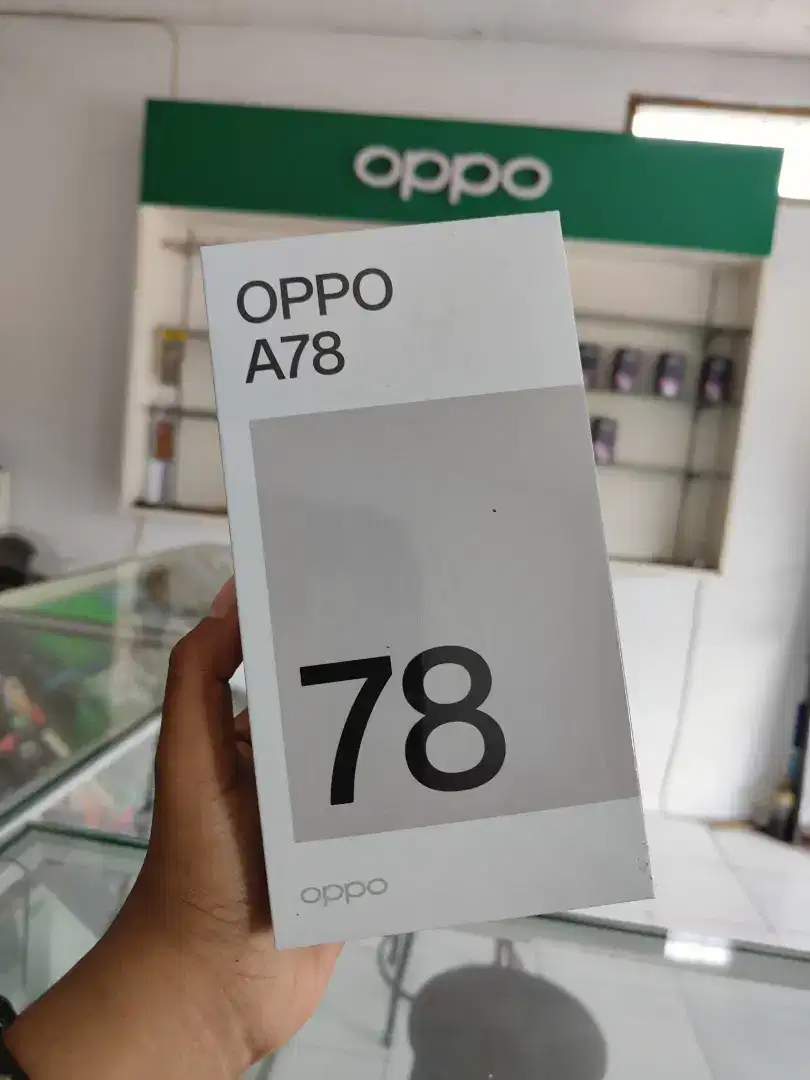 Oppo A78 8/256GB garansi resmi 1 tahun , cod free ongkir