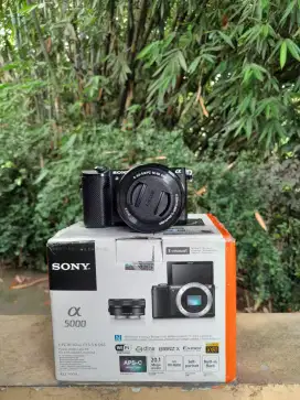 Kamera sony a5000 lensa kit mulus