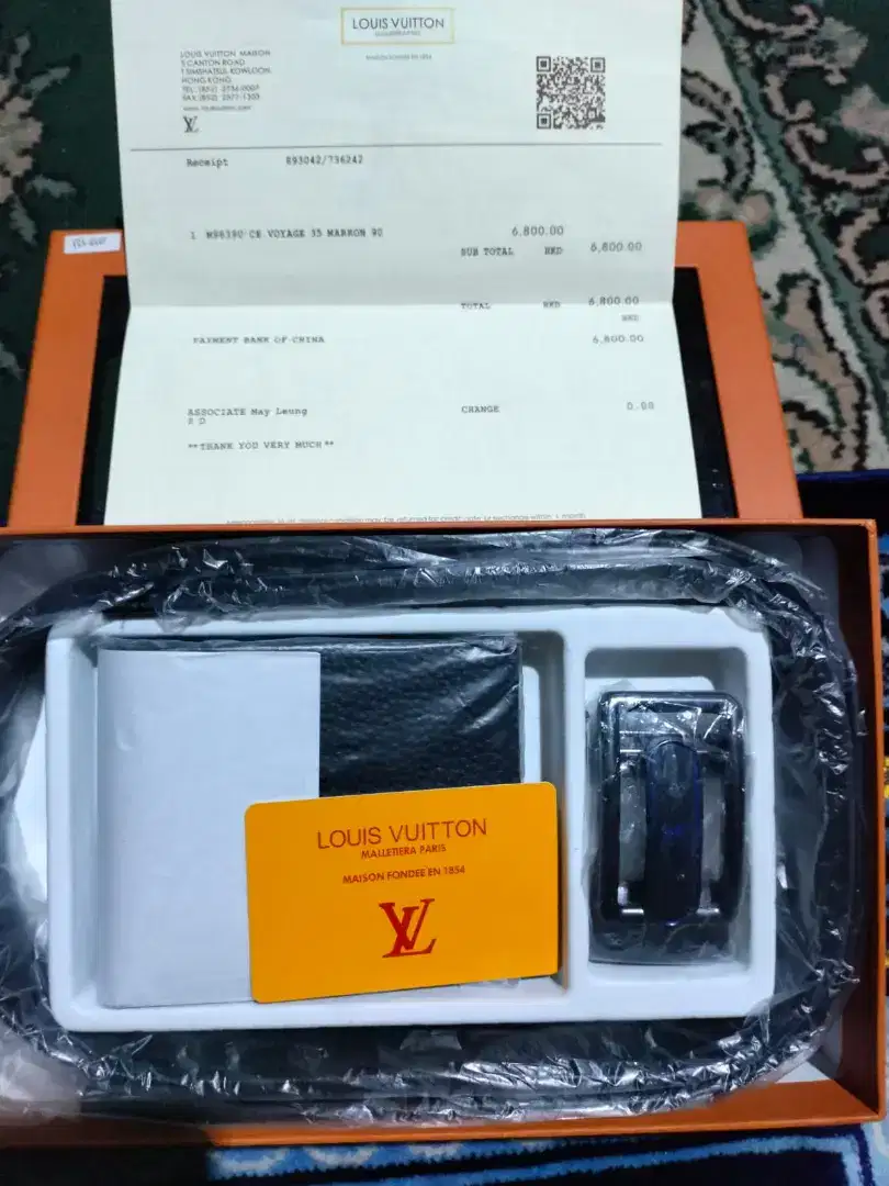 DOMPET DAN GESPER LUIS VUITTON DAN TUMI