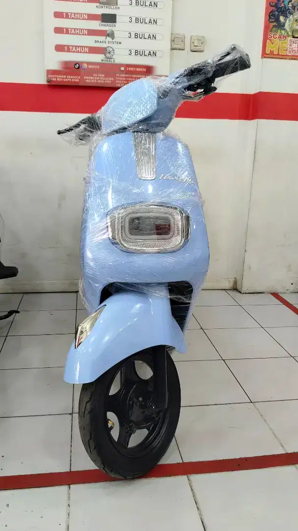 DIJUAL SEPEDA LISTRIK T70 L BABY BLUE