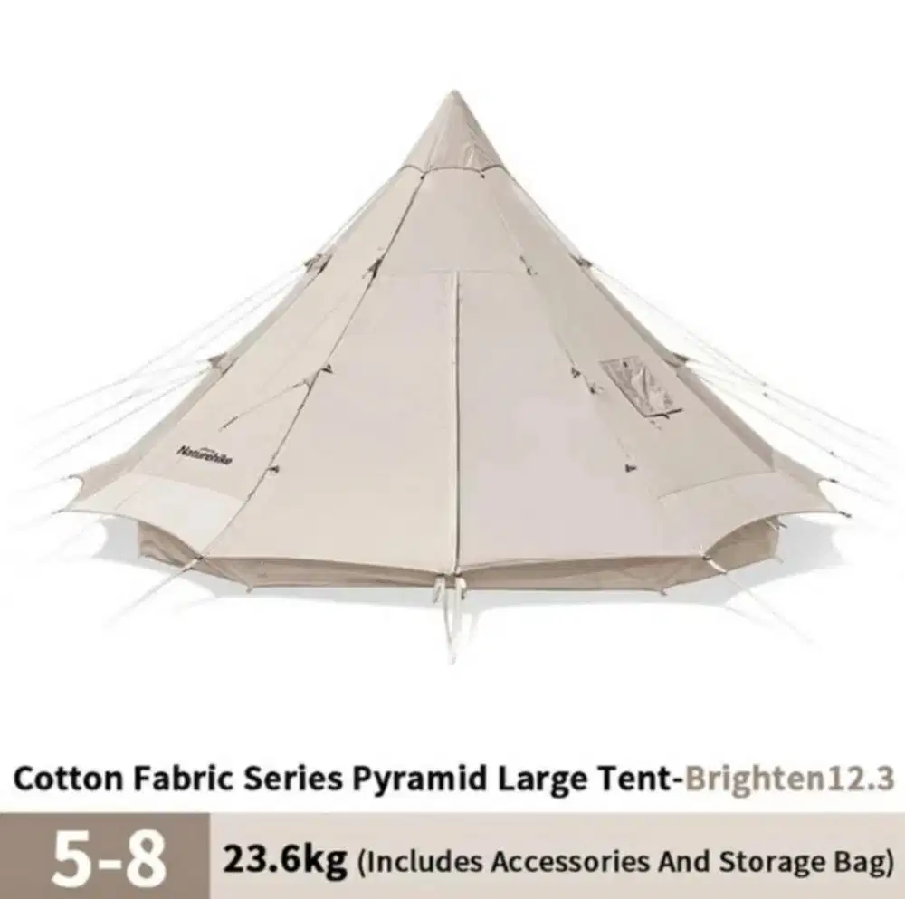 tenda naturehike brighten 12.3 terawat