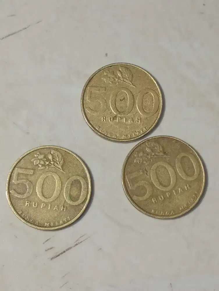 Edisi 2002&2003 koin 500 Rupiah
