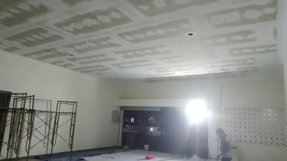 Plafon pvc, gypsum, dan grc