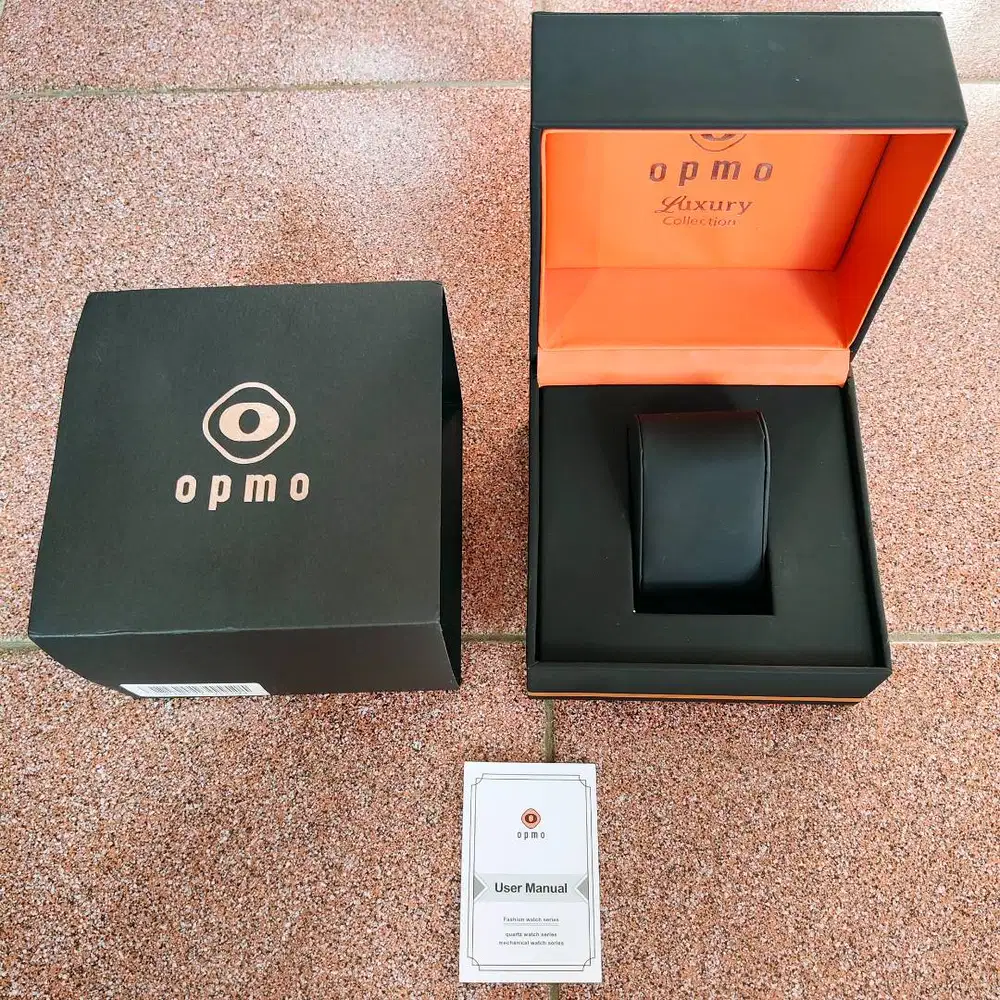 Preloved Kotak Jam Mewah Besar Premium Opmo Luxury Watch Box Original