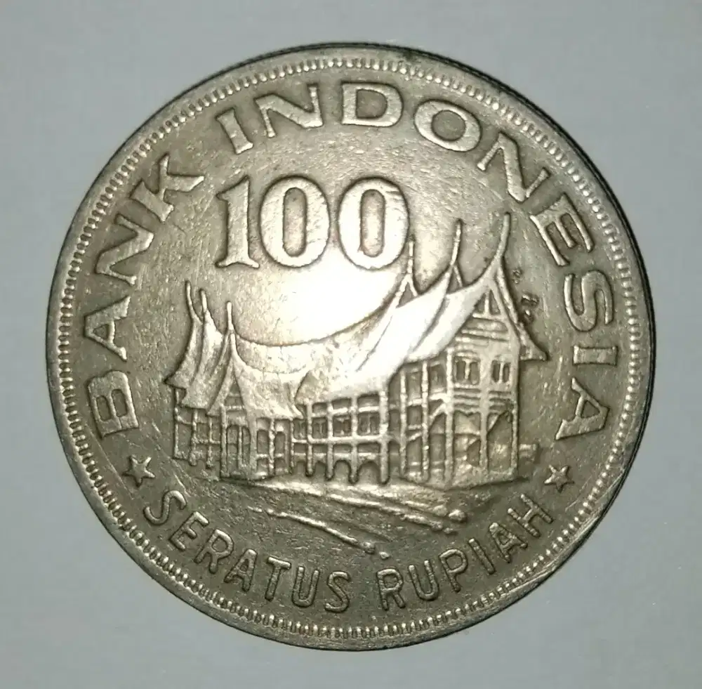 UANG LOGAM LAWAS 100 RUPIAH EMISI TAHUN 1978