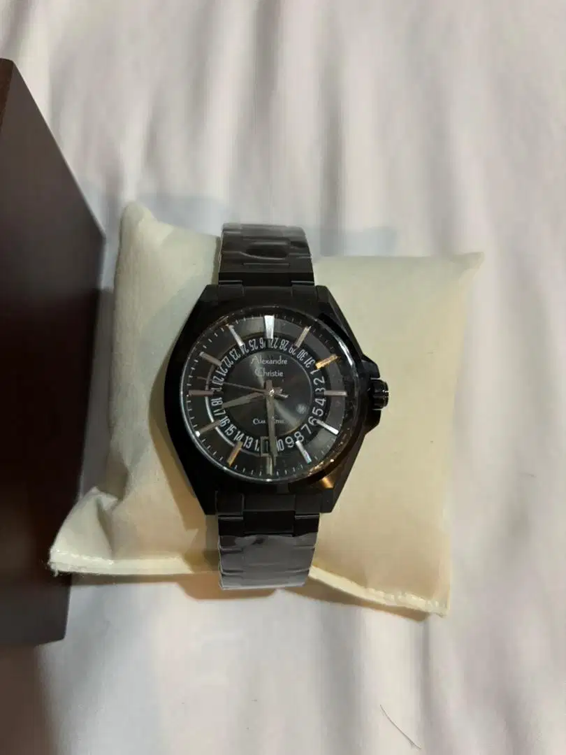 Jam tangan AC pria hitam