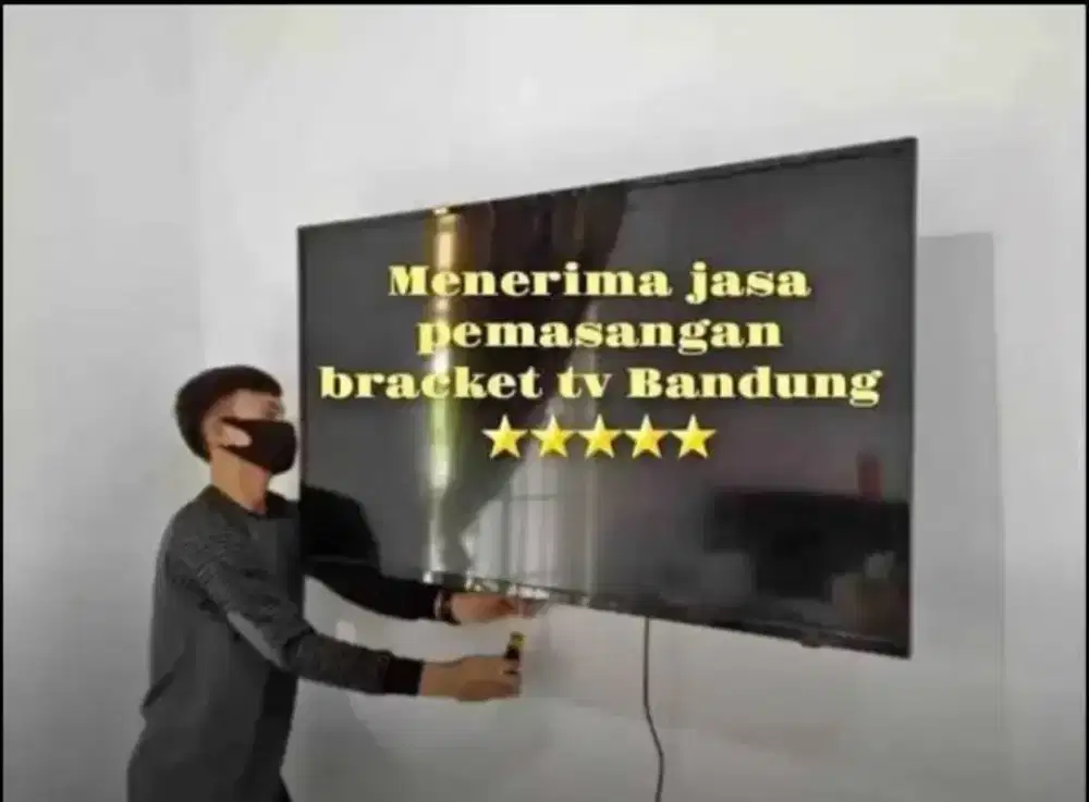 Pasang braket led tv