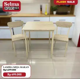 Meja makan 2 kursi