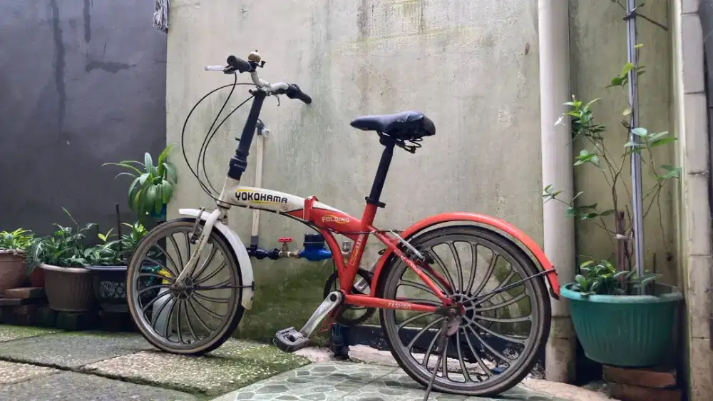 Sepeda lipat Yokohama , good condition, velk bagus antik