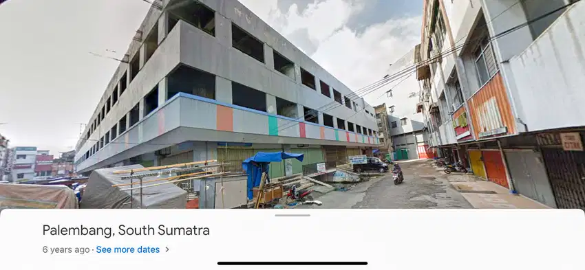 Dijual Ruko Palembang 3 Lantai di Dika Deretan Putih Salju