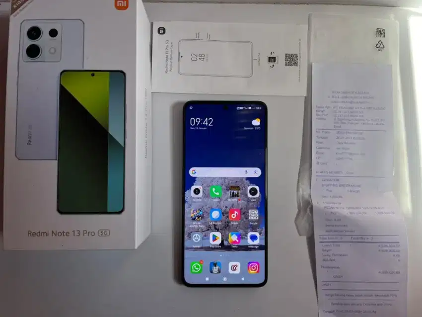 Dijual cepat RESMI NOTE 13Pro 5G 12/512