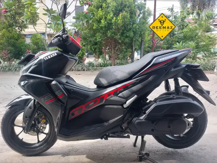 (DP 500)‼️ Aerox 155 Connected Hitam 2022 Cash, Kredit & Tukar Tambah