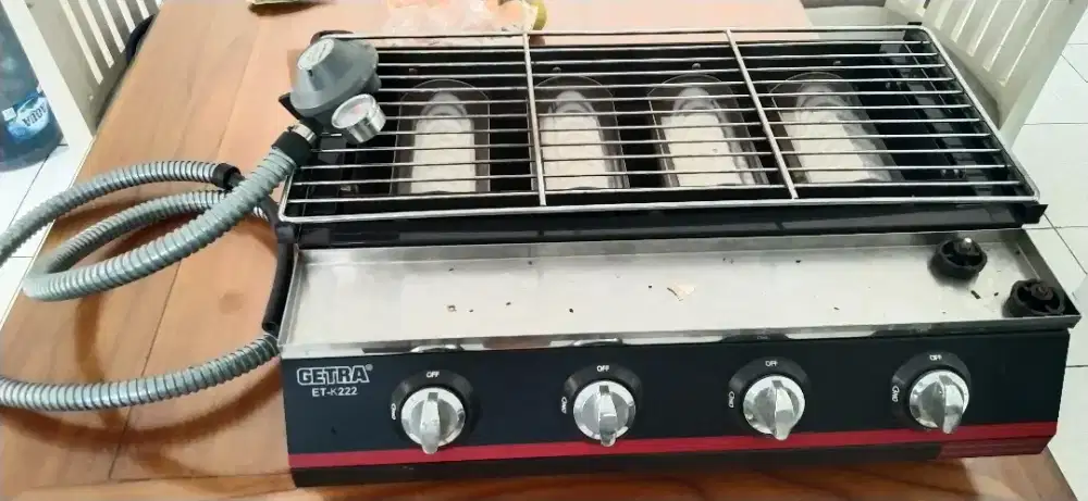 Roaster pemanggang 4 tungku merek getra