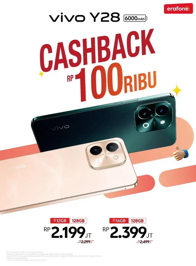 VIVO Y28 cashback di perpanjang