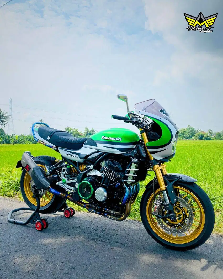 Kawasaki z900 zx25r caferacer modif hedon low oddo