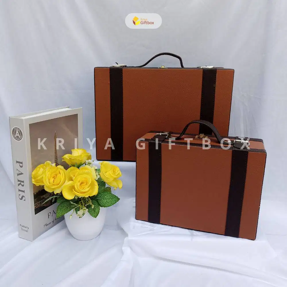 Box Hamper Model Koper Kotak Bahan Kulit Sintetis Murah