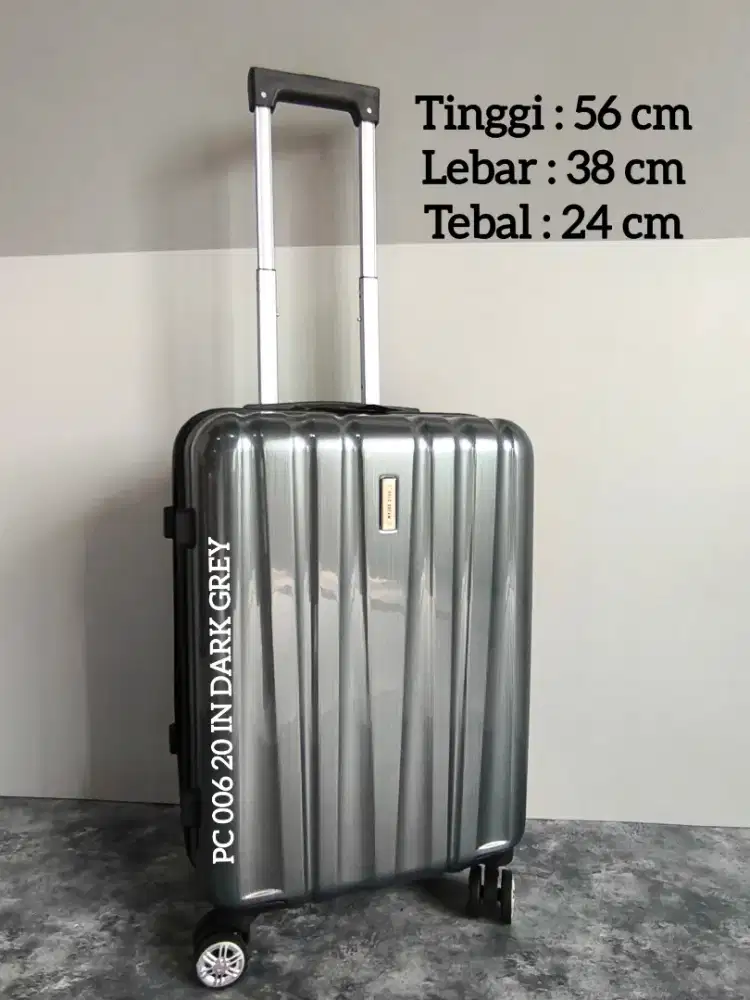 Koper PC, koper polo fiber 20in, koper hardcase anti pecah