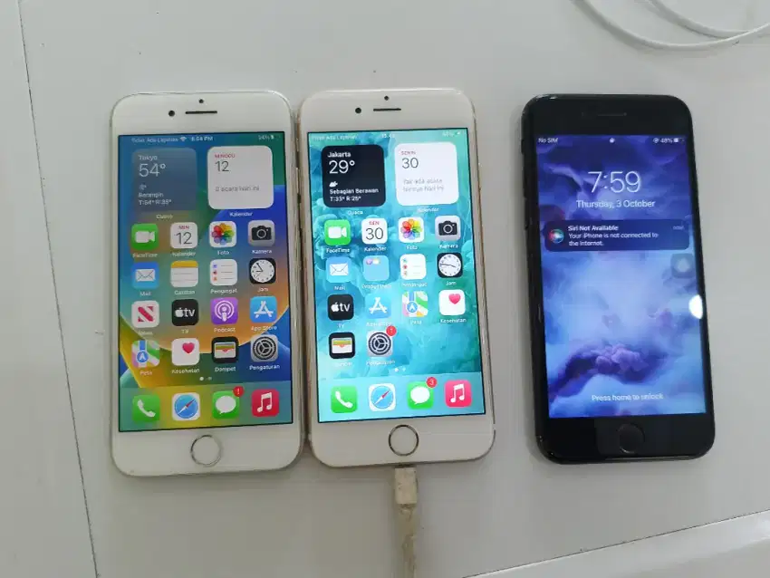 iphone 7 +iphone 6s wifi only+ iphone8 wifi only, harga 3 hp 1.200.00