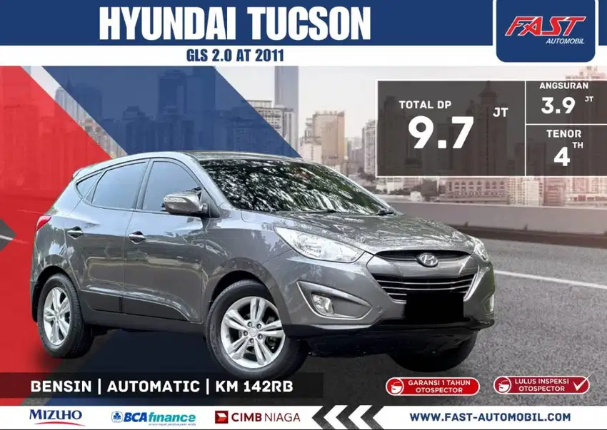 DP 9JT HYUNDAI TUCSON GLS 2011 2.0 AT & PAJAK PANJANG #F7ST