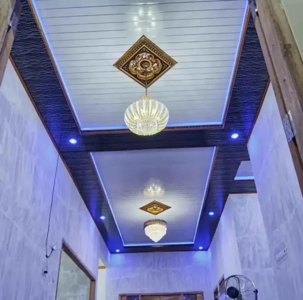 Melayani pemasangan plafon PVC dan partisi dan atap baja ringan