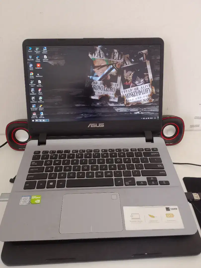 Asus A407U Intel Core i3 Gen 7 SSD Dual VGA Nvidia MX130 GDDR5