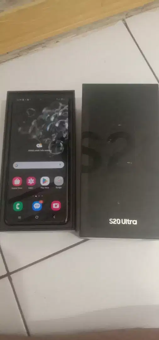 Samsung S20 ultra 12/128gb hitam