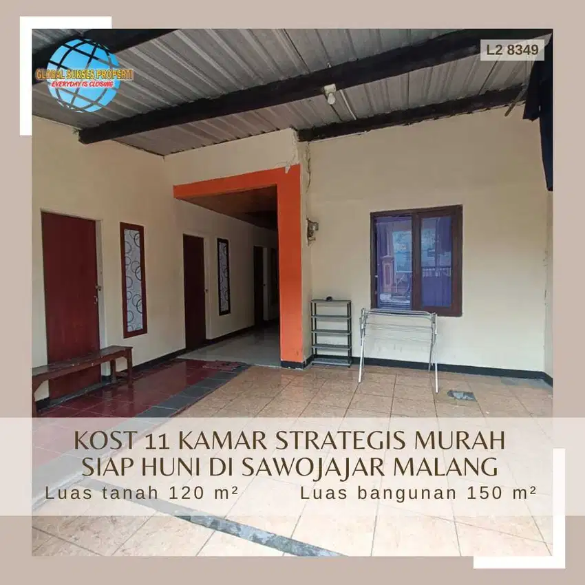 Kost Aktif Murah Strategis Siap Huni di Kedungkandang Malang