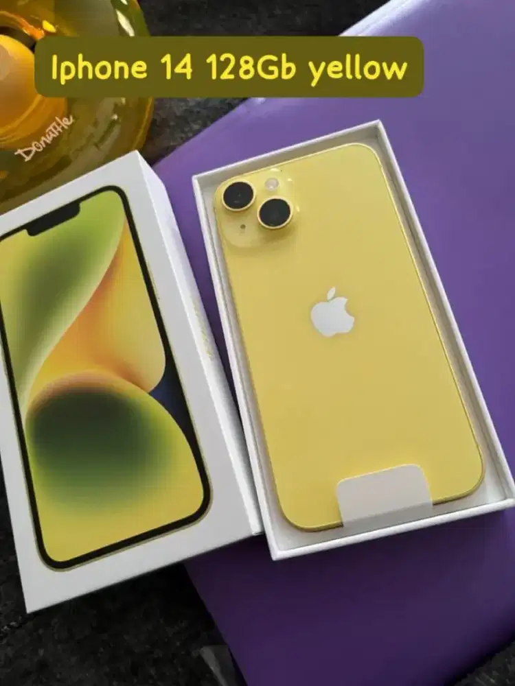 IPHONE 14 128GB Yellow bisa kredit free DP 213249