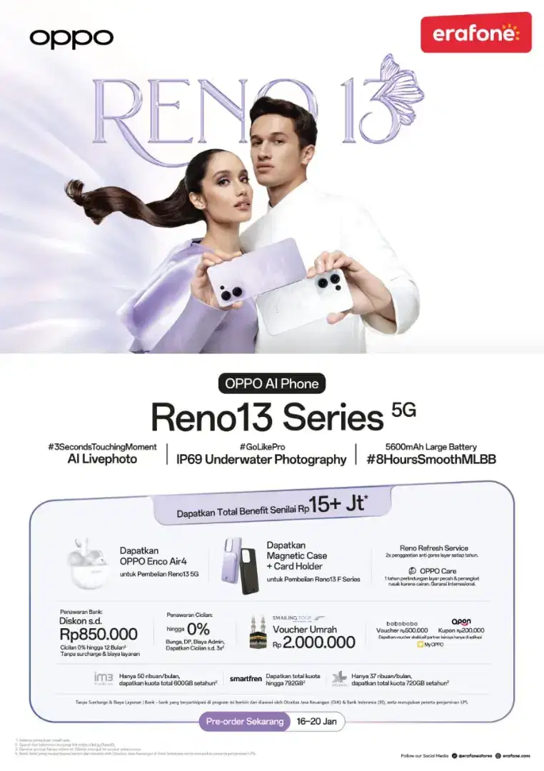 OPEN PO OPPO RENO 13 SERIES