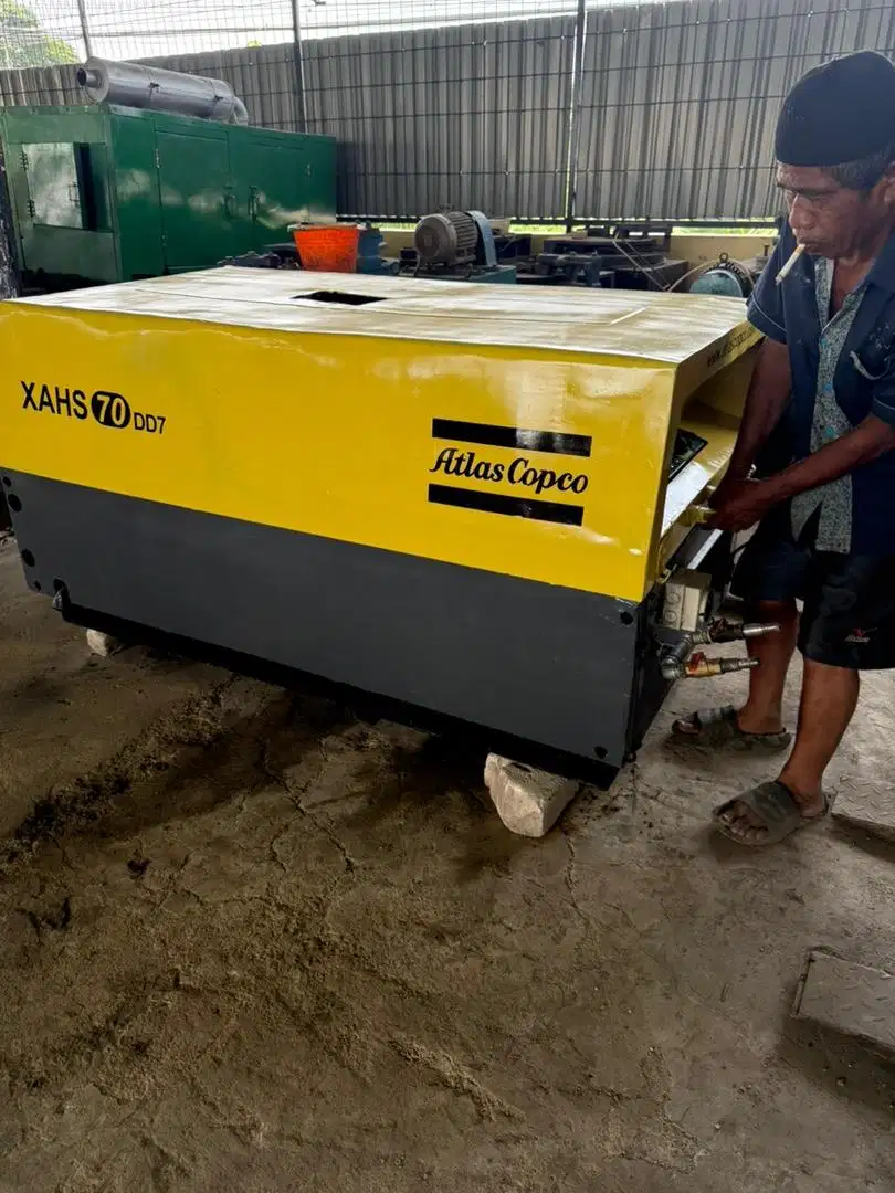 dijual atlas copco xahs70dd7 setara compressor airman pds 70