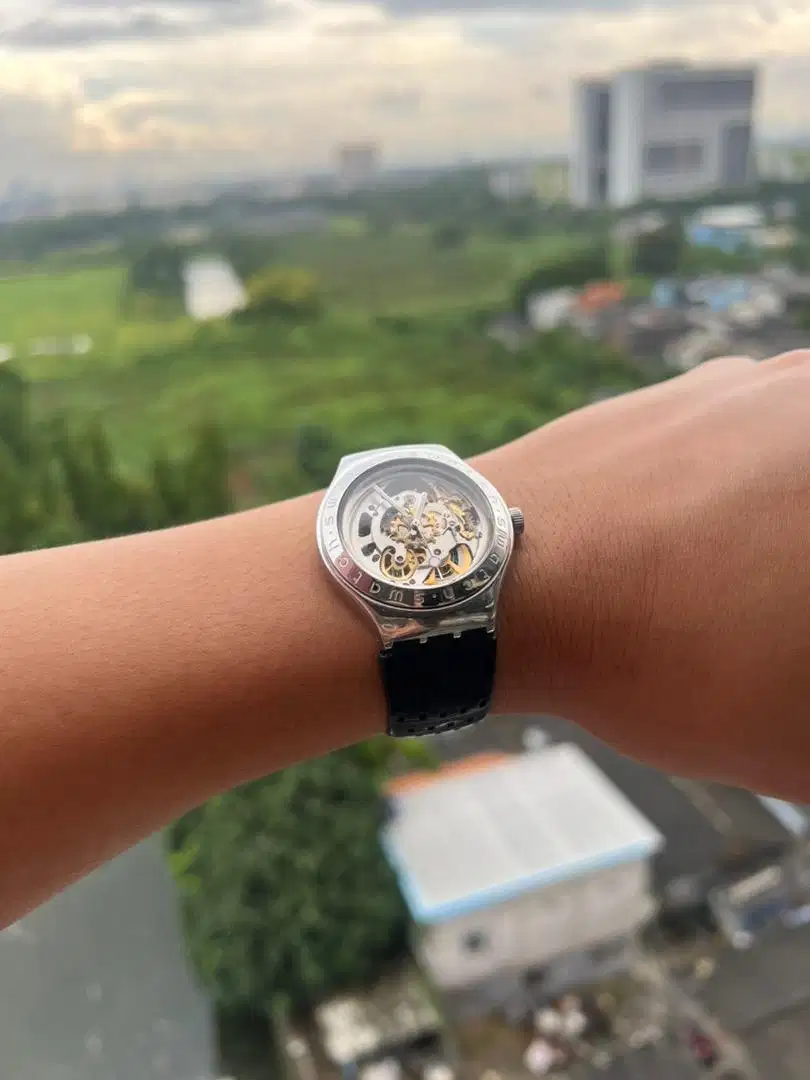 Jam Tangan SWATCH SKELETON AUTOMATIC ORIGINAL (rare item)