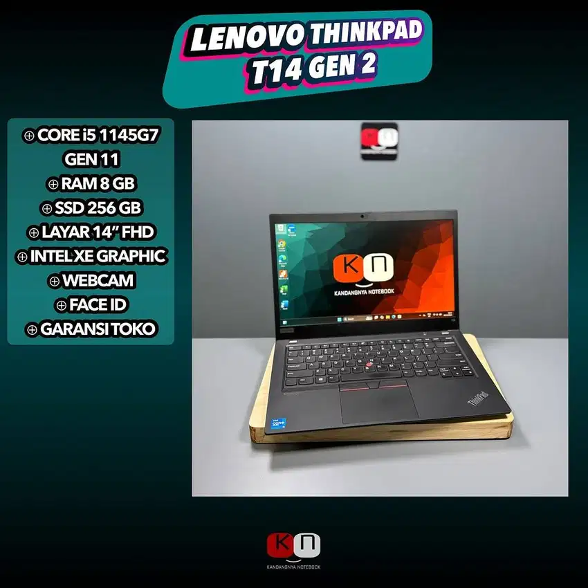 Lenovo Thinkpad T14 Gen2 Core i5 Gen11 Ram8GB Ssd256GB 14inch