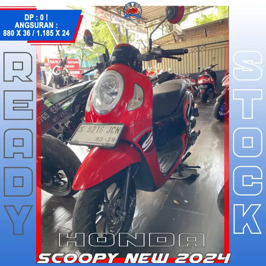 HONDA SCOOPY 2024 PLAT S BEKAS RASA BARU MASZEHH HIKMAH MOTOR KEPUH