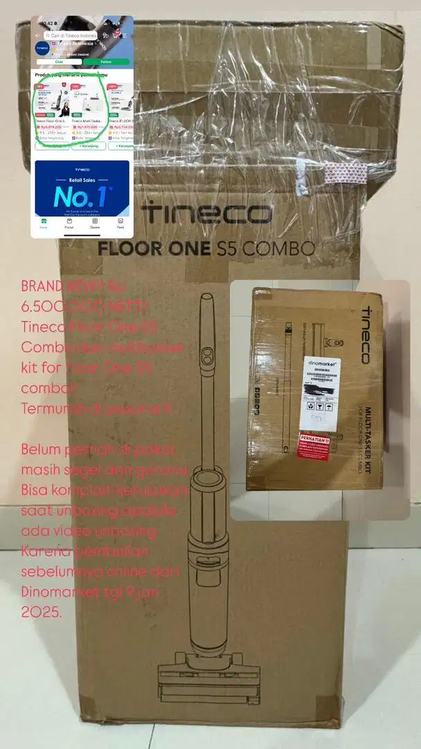 Tineco Floor One S5 Combo dan multitasker kit for floor One S5 combo